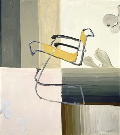 Anton Henning, Chairpainting No. 2, 1993 © the artist / VG Bild-Kunst Bonn, 2025 Foto: Jörg von Bruchhausen