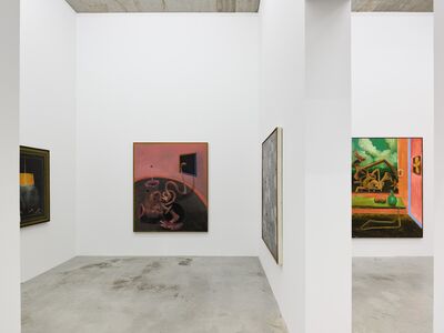 Installationsansicht TRÄUME, TRICHTER & TRICKSEREIEN Anton Henning