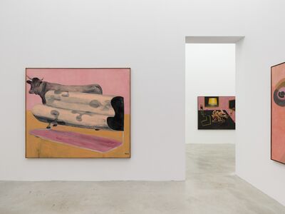 Installationsansicht TRÄUME, TRICHTER & TRICKSEREIEN Anton Henning